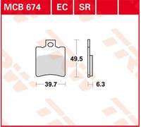 TRW MCB674 Brake pad set