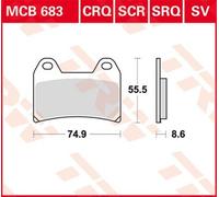 TRW Lucas Brake pad MCB683