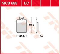 TRW MCB688EC Brake pad set