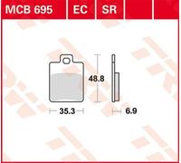TRW MCB695 Brake pad set