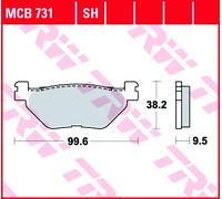 TRW Lucas Brake lining MCB731