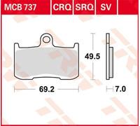 TRW MCB737CRQ Brake pad set