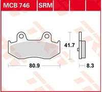 TRW MCB746SRM Brake pad set