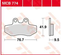 Brake Pads TRW MCB774