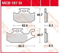 TRW MCB787SI Brake pad set