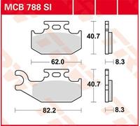 TRW MCB788SI Brake pad set