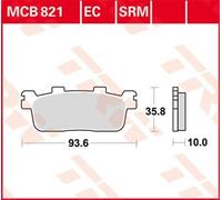 TRW MCB821SRM Brake pad set