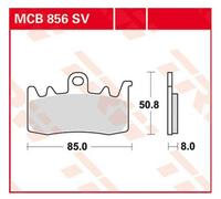 Motorcycle Brake Pads Set Front MCB856SV TRW Sinter Street Genuine Top Quality