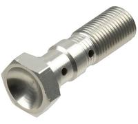 TRW Double Hollow Screw MCH971A Banjo Bolt M10 x 1.00 mm Aluminium Silver