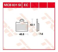 Trw Offroad Husqvarna Cr 65 12 Sintered Rear Brake Pads