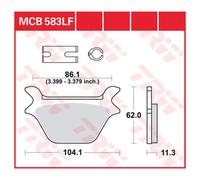 TRW Performance Comfort (Pc) Brake Pads PERFORMANCE COMFORT (PC)