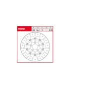 Motorcycle Brake Disc 300mm MSW504 TRW Set Genuine Top Quality Guaranteed New