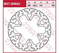 TRW Racing brake discs, rear, with ABE