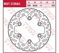 TRW Racing brake discs, rear, with ABE REAR, MST272RAC FIXED