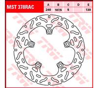TRW Racing brake discs, rear, with ABE REAR, MST378RAC FIXED