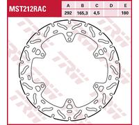 TRW Racing front brake discs, with ABE FRONT, MST212RAC FIXED