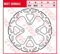 TRW Racing front brake discs, with ABE FRONT, MST269RAC FIXED