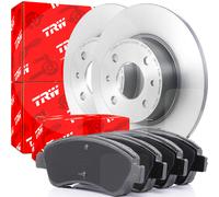 TRW Rear Brake Discs And Pads For Audi 100 C4 A6 C5 245mm Solid