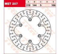 TRW Round Fixed Brake 318mm For Honda NT 650 GT Hawk 1988-1990 Front
