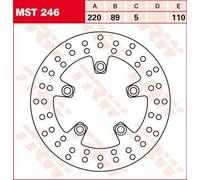TRW Motorcycle Brake Disc MST246 220mm - Genuine New Set, Top Quality Guaranteed