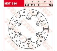 Motorcycle Brake Disc 240mm MST330 TRW Set Genuine Top Quality Guaranteed New