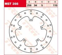 TRW Round Fixed Brake Disc 256mm For Honda VFR 750 F 1990-1997 Rear