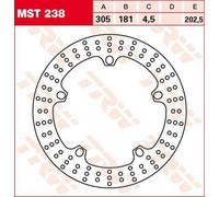TRW Round Fixed Brake Disc 305mm For BMW K 1200 RS 1997-2000 Front