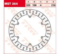 TRW Lucas Brake Discs MST264 320mm Front Set - Fits Yamaha XJ 900 S Diversion 4KM