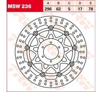 TRW Round Floating Brake Disc For Honda CBR 600 F 1999-2000 Front