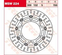 TRW Round Floating Brake Disc For Yamaha BT 1100 2002-2006 Front