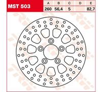 TRW Brake Discs, Rear Type Approved, Fixed