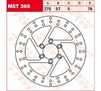 TRW Brake Discs, Rear MST365, FIXED