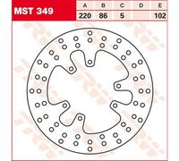 Trw Round Yamaha Xt 600 89 Rear Brake Disc