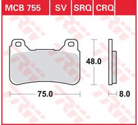 TRW MCB755TRQ Brake pad set