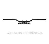 TRW Lucas steel handlebar 22mm black, black