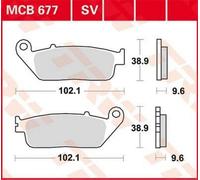 TRW ZF KH196 Sintered Street Rear Brake Pads (Special Offer)