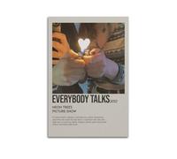 TRWHRYERYRH Everybody Talks Posters Aesthetic Wall Art Decorative Painting Poster Decor Vintage Canvas for Living Room Bed Room 20x30inch(50x75cm) Unframe-style