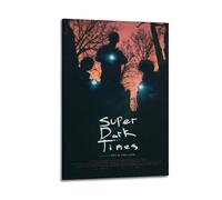 TRWQEVQWEG Super Dark Times Poster Canvas Cover Wall Art Print Aesthetic Poster Modern Art Painting for Living Room 24x36inch(60x90cm) Frame-style