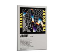 TRWQEVQWEG Virtue by The Voidz Poster Canvas Cover Wall Art Print Aesthetic Poster Modern Art Painting for Living Room 08x12inch(20x30cm) Frame-style
