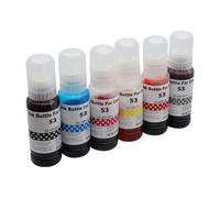 TRWUQHGD 1pcs GI-53 ink G550 G650 printer GI53 BK CMYR GY(GI-53Y Yellow 70ML)