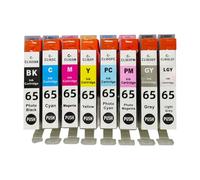TRWUQHGD 1pcs PRO-200 printer cartridge CLI-65 PRO200 ink(C-65PC Compatible)