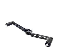 TRWWFEXO Gear Shifter Lever Motorcycle CNC Black Defiance Heel Toe Shift Levers Pedals for Touring for Road Street Glide for Roadking for Softail FLHX FLHR FLHT FLTR