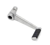 TRWWFEXO Gear Shifter Lever Motorcycle Motorcycle Accessories Gear Shift Lever Rear Foot Brake Right Pedal for Monster 696 796 1100/S Clutch Shifter Left Rod