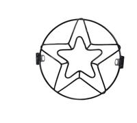 TRWWFEXO Motorcycle Fog Light Protector Motorcycle Headlight Retro Mesh Grill Round Headlamp Guard 6.5Inch Head Lights Protection Gril Accessories