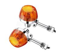 TRWWFEXO motorcycle turn indicator 1 Pair Motorcycle Turn Signal Light Blinkers Amber Lamp For XL100 C70 CT70 CT90 CB350 CM400 CB450 CB750 Indicators Flashers