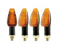 TRWWFEXO motorcycle turn indicator Motorcycle Turn Signals Signal Light 14LED Indicator Amber Blinker 12V/24V M10