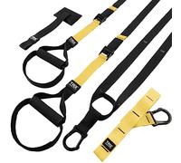 TRX All-in-One Suspension Training System, For Weight Training, Cardio, Cross-Training & Resistance Training, Full-Body Workout for Home, Travel & Outdoors, Includes Indoor & Outdoor Anchors