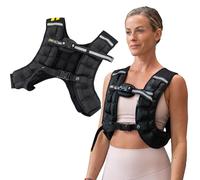 TRX HexGrip Weight Vest - 10 lb Adjustable Weight Vest for Strength Training & Running, Breathable Workout Vest for Fitness, Muscle Building, Weightlifting & Weight Loss, Durable Training Equipment