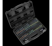 Sealey AK21901 42pc 3/8" & 1/2"Sq Drive Impact TRX-Star*/Hex/Spline Bit Set