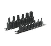 Sealey AK5585 Trx-Star* Security Socket Bit Set 13Pc 1/4in & 3/8inSq Drive
